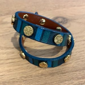NWT Tory Burch Leather wrap bracelet
